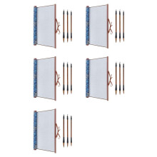 20X Chinese Calligraphy Set Reusable Water Writing Magic Cloth Scroll Traditional Chinese Calligraphy Writing Pens