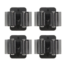 4 Pcs Magnetic Mop Broom Holder Movable Magnetic Broom Holder Rack, Anti Slip Wall Mounted Utility for Cleaning Tools