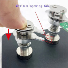 3X Magnetiska Miniatyr PCB-Klämmor Elektronik Tillverkning Lödning Reparation Små Kretskort Fast Moderkortskomponent