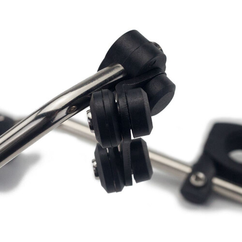 4x Motorcycle 22MM Windshield Mounting Bracket Universal Windscreen Fixed Bracket Moto Parts 2
