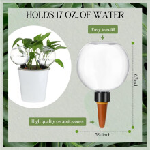 8X Automatic Plant Watering Globes Plastic Self Watering Plant Waterer Watering Bulbs for Indoor Plants Drip Irrigation