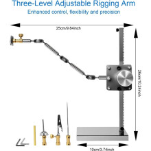 2X Stop Motion Armature Kits,Stop Motion Animation Rigging and Winder, with 10 Connectors for Animators, (26CM)