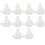 20PCS for SPE Solid Phase Extraction Column Adapter 1/3/6/12ml Cartridge-Connector 2