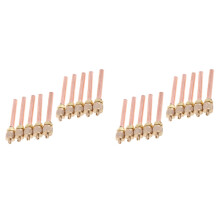 20Pcs Access Valve 1/4 Inch SAE 1/4 Inch OD 2.755 Inch Stem Strong Core AC Air Conditioner Refrigeration Access Valve