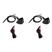 2X Caméra de Recul AHD 1080P pour Voiture, Caméra de Recul avec Ligne de Guidage, Caméra D'Aide au Stationnement