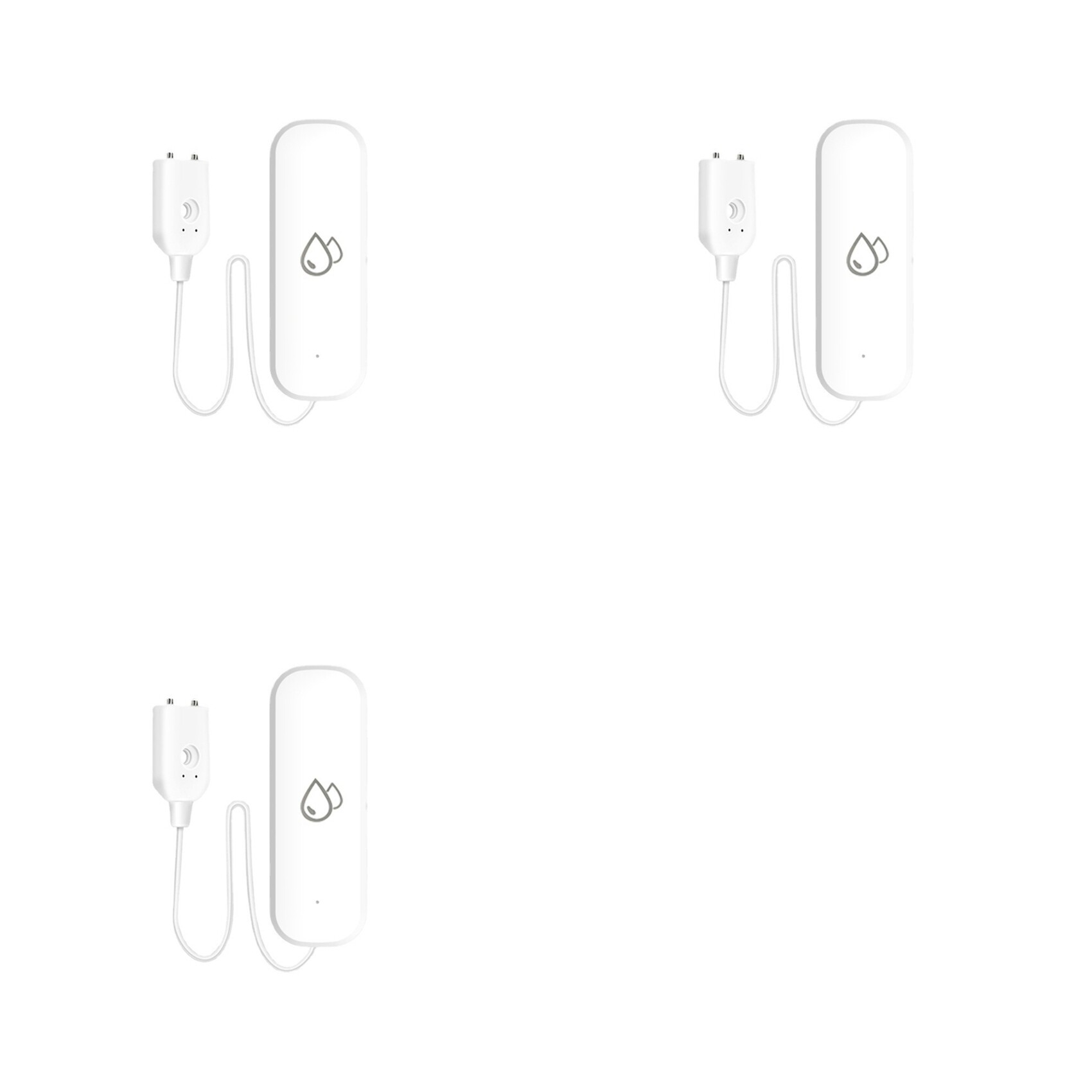 3X Tuya Water Leakage Sensor Detector WiFi Flood Water Leak Sensor Home ...