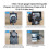 3X 3D Printer Accessories for Kobra 3 Max Replacement Strain Gauge Sensor Auto Bed Level Hotend Mounting Block Sensor 3