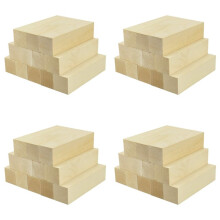 48X Whittling and Carving Wood Blocks Unfinished Wood Blocks Basswood Carving Blocks Soft Wood Set for Carving Beginners