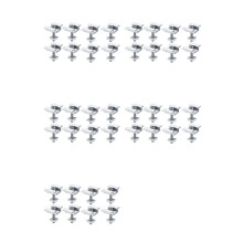 40Pack Solar Panel Mounting Brackets, Solar Panel End Clamps, Centre Clamps, for PV Solar Panel Solar Module 30mm