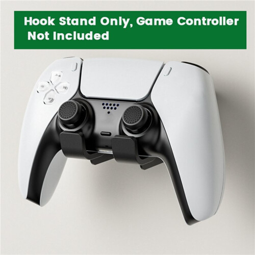 2X Hook Bracket with Leveling Device for  Xss Gamepad Universal Wall Mount Bracket for /PS5 Gamepad Black 2