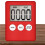Digital Kitchen Timer, Timer, Egg Timer, Suitable for Work, Sports Timer, Game, Cooking Timer, 4 Pack Red 1