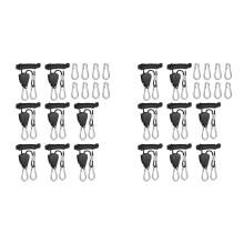 16pack Ratelhangers, Verstelbare Touwhanger, Rateltouw, Trekratelhaak, Verstelbare Touwhaak, 2M, 1/8 Inch