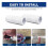4 Pcs Pool Pole Handle Grip Replacement, Hand Grip for Swimming Pool & Spa Poles, Telescopic Pool Pole Handle Grip 25mm 4