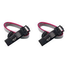 2X Programmeur USB ISP USBISP USBASP ASP pour 51 ATMEL AVR WIN7 64