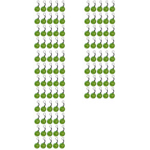 100Pcs NFC Tags Lable Ntag213 13.56mhz Card for All NFC Enabled Phone Business Card NFC 31.5x28mm Green