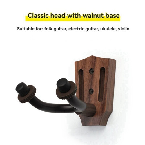 3X Supporto per Supporto da Parete per Chitarra Multi-Stile Supporto per Rack Antiscivolo per Paletta per Chitarra Classica 2