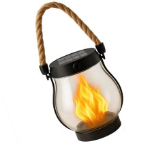 2Pack Solar Lantern Outdoor Lights, Waterproof Dancing Flame Solar Lanterns Outdoor Light, Solars Lantern (2 Pcs)