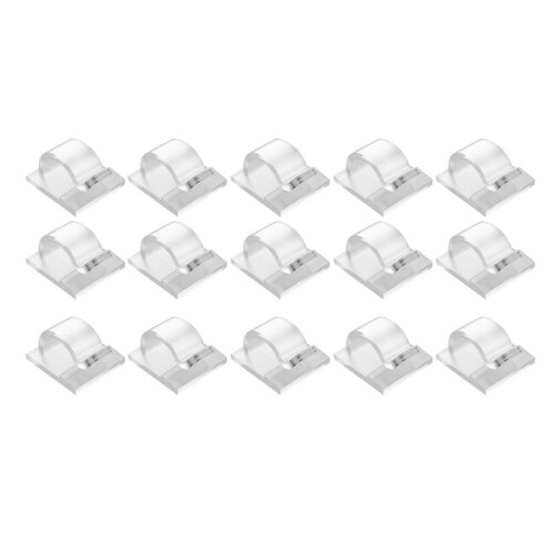 Hooks for Outdoor String Lights Clips 90 Pack Clips Clear Light Hook with 90 Waterproof Adhesive Backing 1