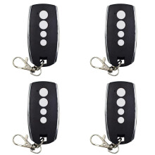 4X Télécommande de Porte de Garage 433 MHz Sans Fil pour Portail Roulant, Émetteur Manuel pour Garage