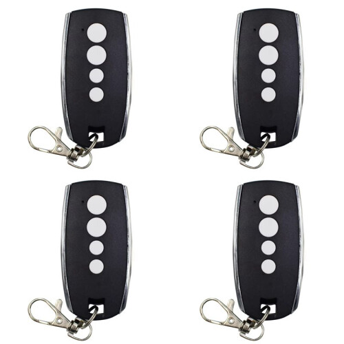 4X Garage Door Remote Control 433MHz Wireless Rolling Gate Controller for Garage Hand Transmitter 1
