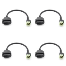 4X OBD2 to 4 Pin Diagnostic Adapter Cable Motorcycle Fault Detection Parts for Motorbikes