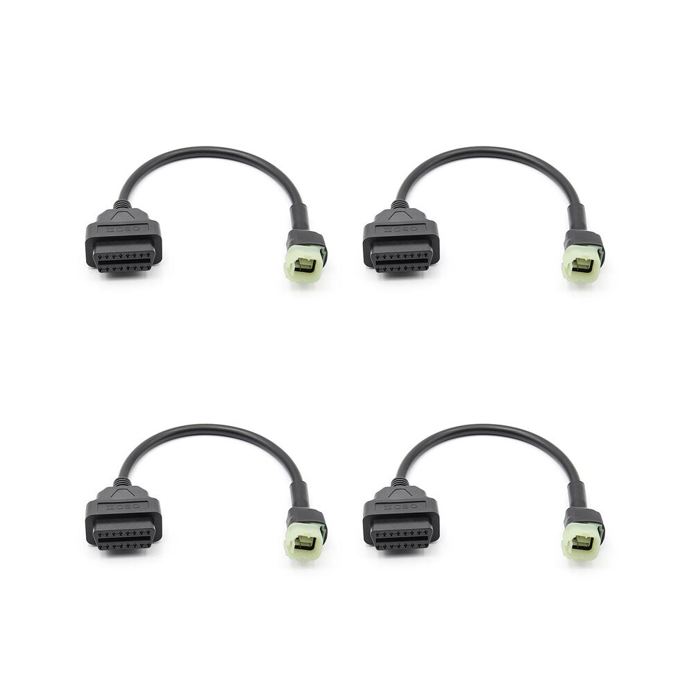 4X Obd2 To 4 Pin Diagnostic Adapter Cable Motorcycle Fault Detection Parts For Motorbikes 6031717620223