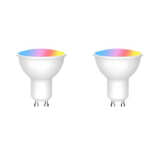 Tuya GU10 LED-Lamp Dimbaar 6W 220V Life App-Bediening Spotlight-Lamp Werkt met Alexa 2 Stuks