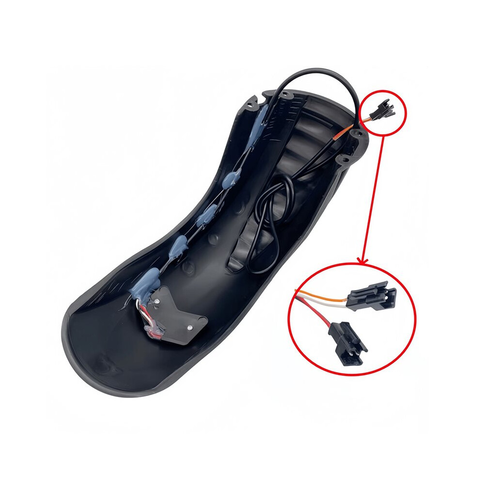 2X For M4 Electric Scooter Rear With Brake Widened Mudguard Mud Guard Protection Kickscooter Wings Light 6033027322729