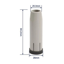 10PCS 36KD Coated Protective Nozzles Non-Stick European Airless Protective Pover Mig Welding Tools Wholesale