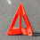 4X Portable Car Auto Reflective Traffic Warning Sign Triangle Foldable Solid Standing Tripod Road Emergency Standby 8