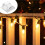 Hooks for Outdoor String Lights Clips 90 Pack Clips Clear Light Hook with 90 Waterproof Adhesive Backing 7