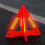 4X Portable Car Auto Reflective Traffic Warning Sign Triangle Foldable Solid Standing Tripod Road Emergency Standby 10