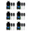 6X 433MHz Wireless Remote Control  RF Relay 12V Remote Control  for Garage Door Motor Light Control 2