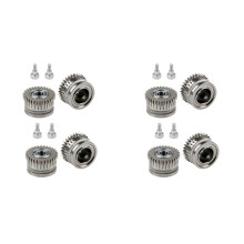 2X Ny 3d-Skrivare Dual Gear Extruder Kit för K1/K1C/ K1 Max/Ender3/V3 V3 Upgrade 3.0 Härdat Stål