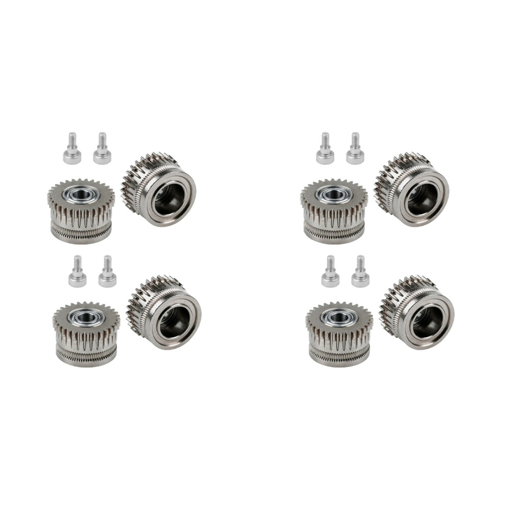 2X New 3D Printer Dual Gear Extruder Kit For K1/K1c/ K1 Max/Ender3/V3 V3 Upgrade 3.0 Hardened Steel 4712358149169