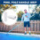 4 Pcs Pool Pole Handle Grip Replacement, Hand Grip for Swimming Pool & Spa Poles, Telescopic Pool Pole Handle Grip 25mm 5