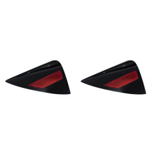 2X Auto Achterste Oplaadpoort Afdekking voor Model 3 Highland 2024 Kwartpaneel Reflector Licht Trim 1715104-00-B