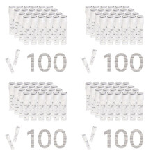 Cryovials Sterile Tubes 2ml Lab Vials with Caps Cryovial for Low Temperature Storage, Case of 400