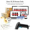 5X Universal 1D/2D USB Wired Barcode Scanner Handheld QR Codes Reader Mobile POS Plug and  Support Logistic Store 6