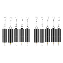 10 Pcs Ornament Spinner Rotator Battery Operated Wind Spinner Motor Disco Motor with 5 Wind Spinner Swivel Hooks