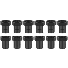 12PCS Bench Dogs with Non-Slip Pads 3/4-Inch (20mm) Workbench Dog Hole Accessories for Woodworking and MFT Stops