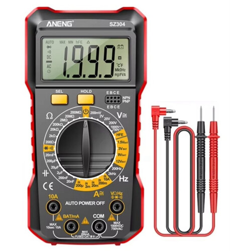 2X ANENG SZ304 Digital Multimete True RMS Handheld Multifunction High Precision Tester NCV AC/ Votage Current 2