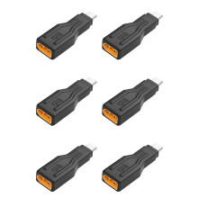 6X XT60 Naar USB C-Adapter Energieopslag XT60 Mannelijk Naar Type-C Mannelijk 100W 20V Oplaadconnector voor Laptops LED-Robotstofzuiger
