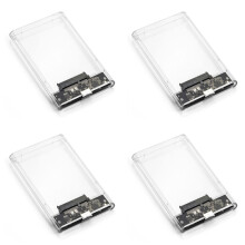 4X USB 3.0 Externe Harde Schijf Behuizing 2.5 Inch SSD Externe Harde Schijf Behuizing HDD Behuizing Transparante Harde Schijf Boxen
