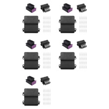 5X 24Pin ECU Circuit Board Connector Matching Aluminum Alloy Shell Automotive Motor Car Controller