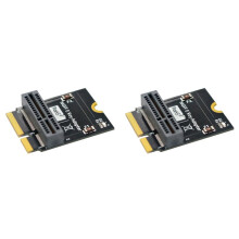 2X Carte Adaptateur de Conversion M.2 NGFF E-Key Vers E-Key pour Installation Verticale de la Carte WiFi AX200/201/210