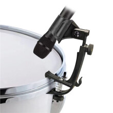 4X Snare Percussion Clip Black Drum Microphone Mic Rim Clamp Holder Drum Accessories