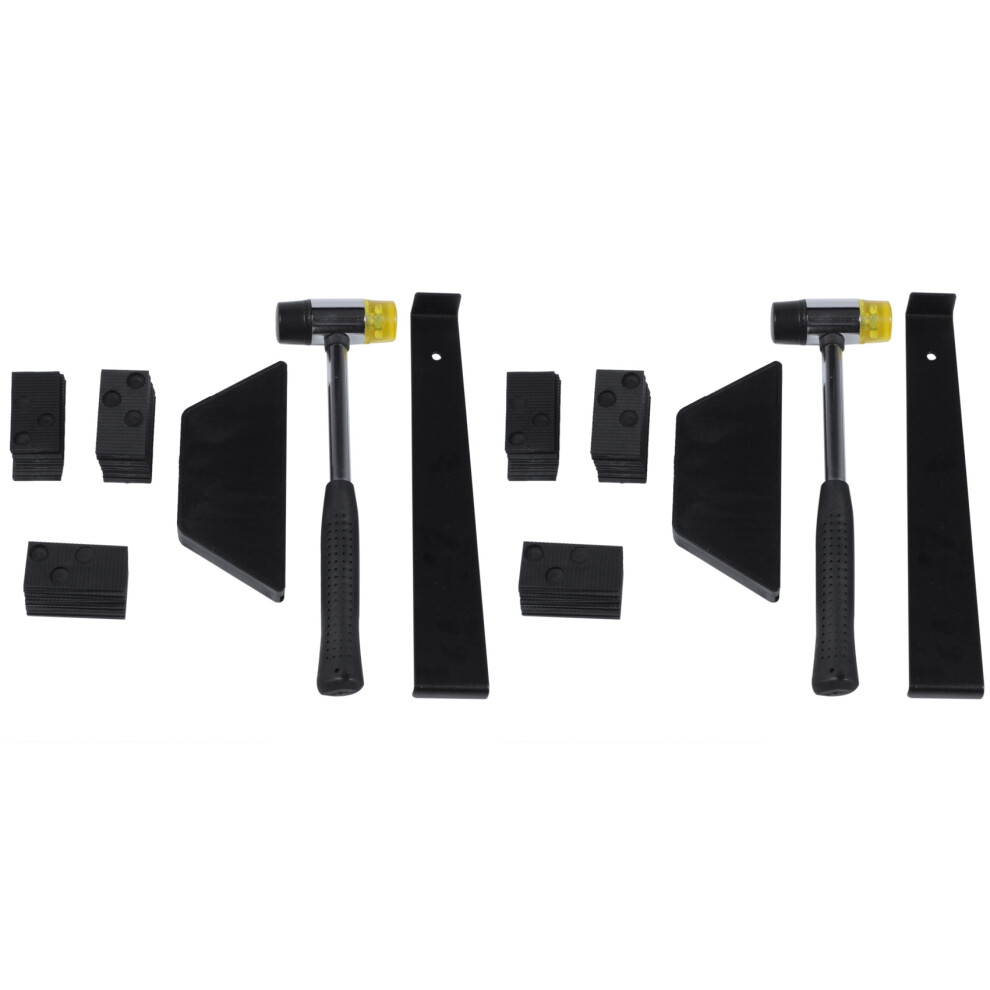 2X Laminate Wood Flooring Installation Kit Wood Flooring Installation Kit With 60 Spacers, Tapping Block 6031744207312