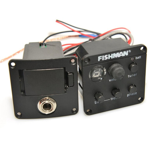 5X FISHMAN GUITARS Gitarrpickup ISYS+ EQ Preamp System för Akustisk Gitarr, Förstärkare, Justerbart Ljud, Gitarrtillbehör 1
