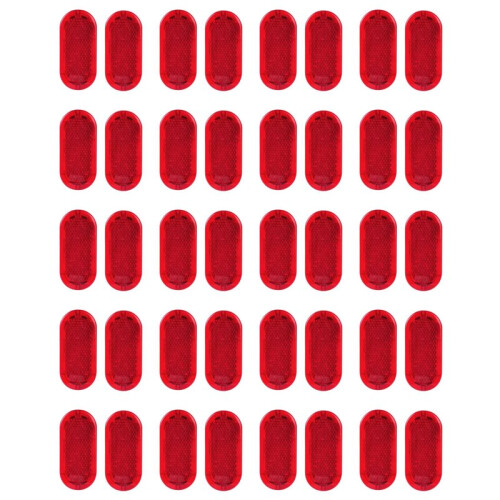 40Pcs Red Interior Door Panel Warning Light Cap Reflector for  Beetle Caddy  6Q0947419